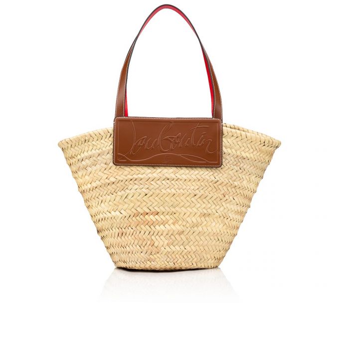 Basket Christian Louboutin Loubishore Creative Fabric Basket Mujer Beige | MX-03754