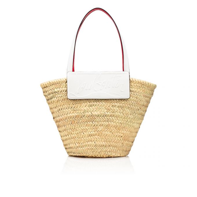 Basket Christian Louboutin Loubishore Creative Fabric Basket Mujer Blancos | MX-70459