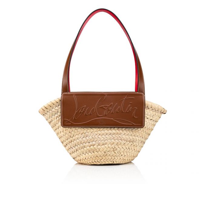 Basket Christian Louboutin Loubishore Small Creative Fabric Basket Mujer Beige | MX-49038