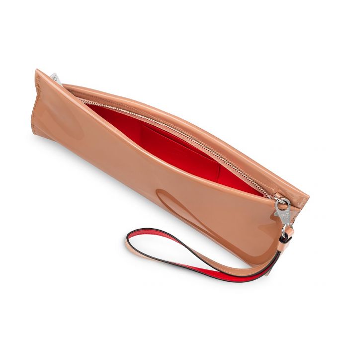 Belt Bags & Mini Bags Christian Louboutin Loubitwist Clutch Classic Cuero Mini Bags Mujer Beige | MX-55350