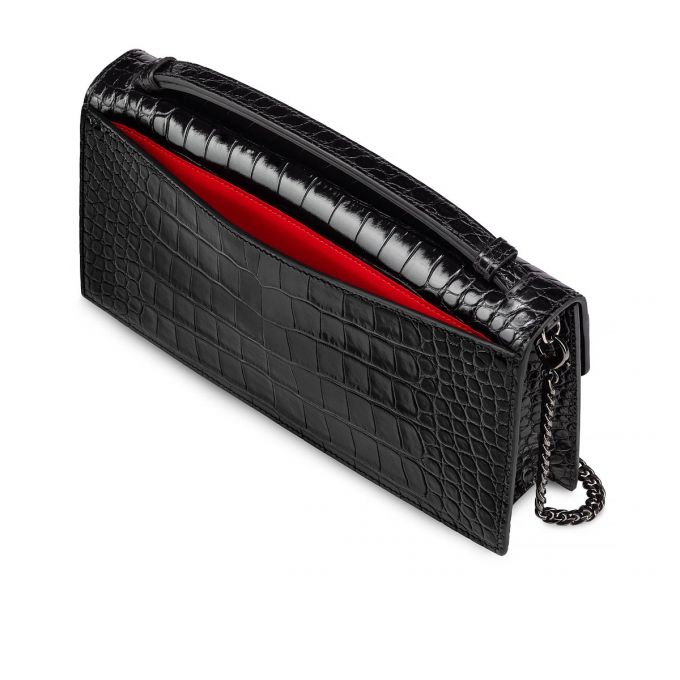 Belt Bags & Mini Bags Christian Louboutin Elisa Baguette Creative Cuero Mini Bags Mujer Negros | MX-85425