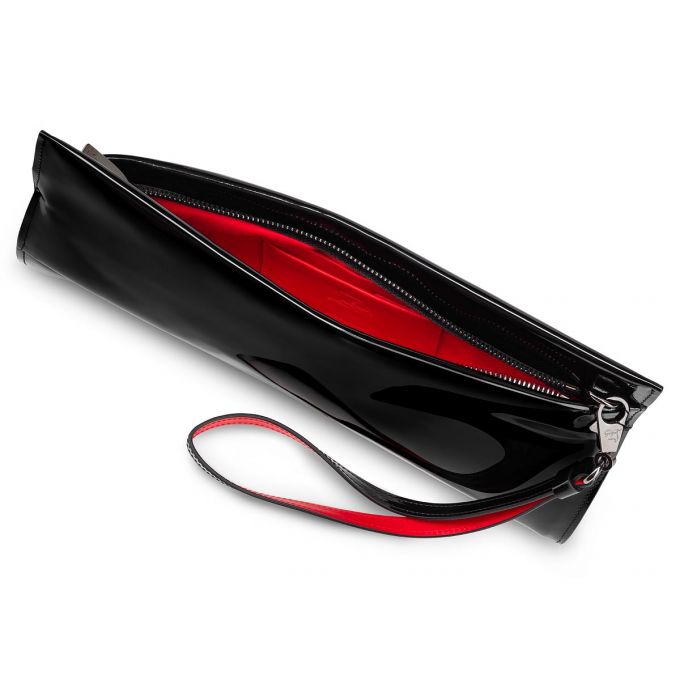 Belt Bags & Mini Bags Christian Louboutin Loubitwist Clutch Classic Cuero Mini Bags Mujer Negros | MX-89196