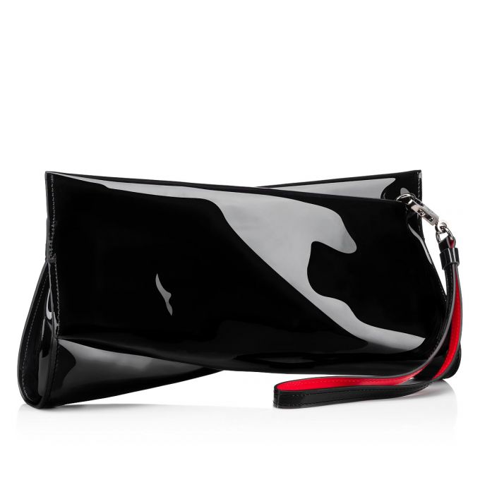 Belt Bags & Mini Bags Christian Louboutin Loubitwist Clutch Classic Cuero Mini Bags Mujer Negros | MX-89196