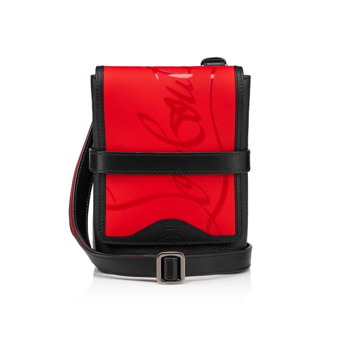 Bolsa De Mensajero Christian Louboutin Benech Reporter Gomme Messenger Bags Hombre Rojos Negros | MX-23607