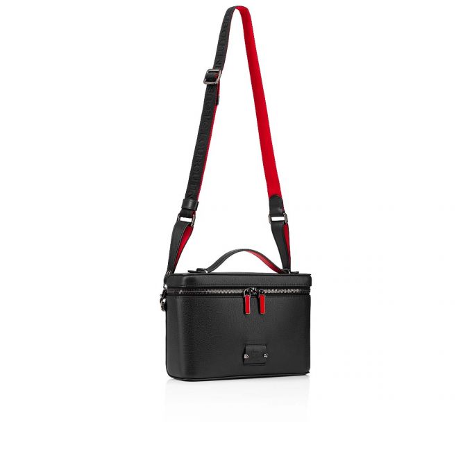 Bolsa De Mensajero Christian Louboutin Kypipouch Classic Cuero Messenger Bags Hombre Negros Rojos | MX-19787