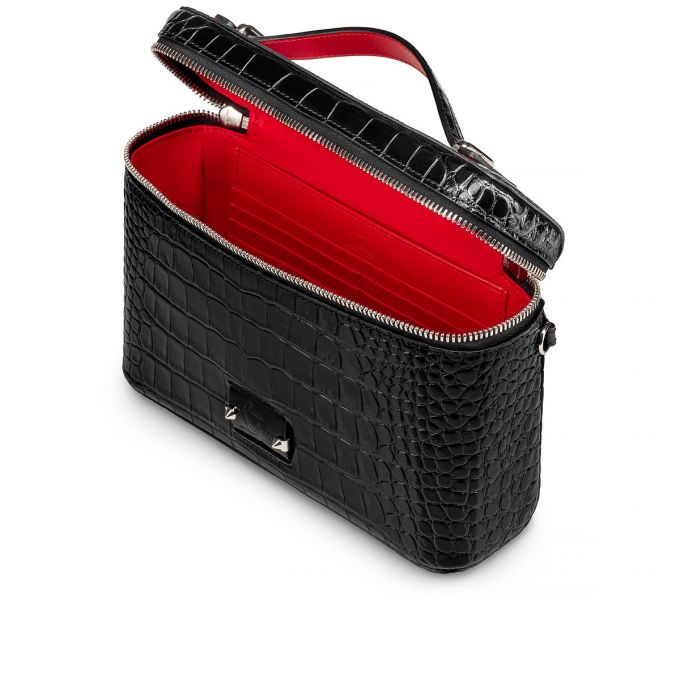 Bolsa De Mensajero Christian Louboutin Kypipouch Creative Cuero Messenger Bags Hombre Negros | MX-27228