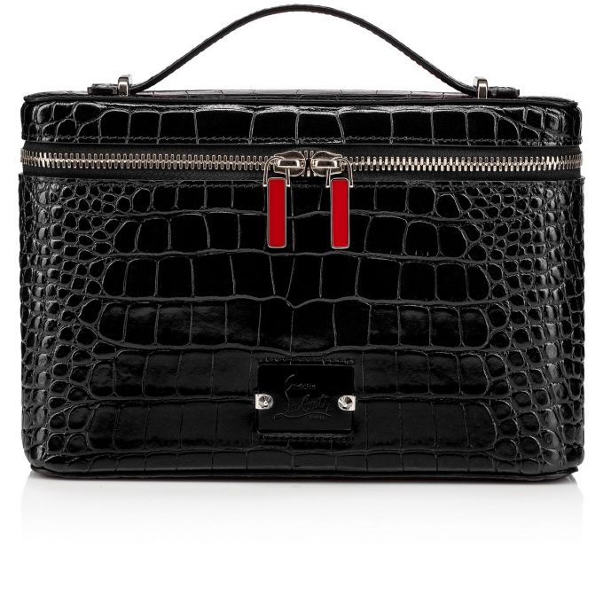 Bolsa De Mensajero Christian Louboutin Kypipouch Creative Cuero Messenger Bags Hombre Negros | MX-27228