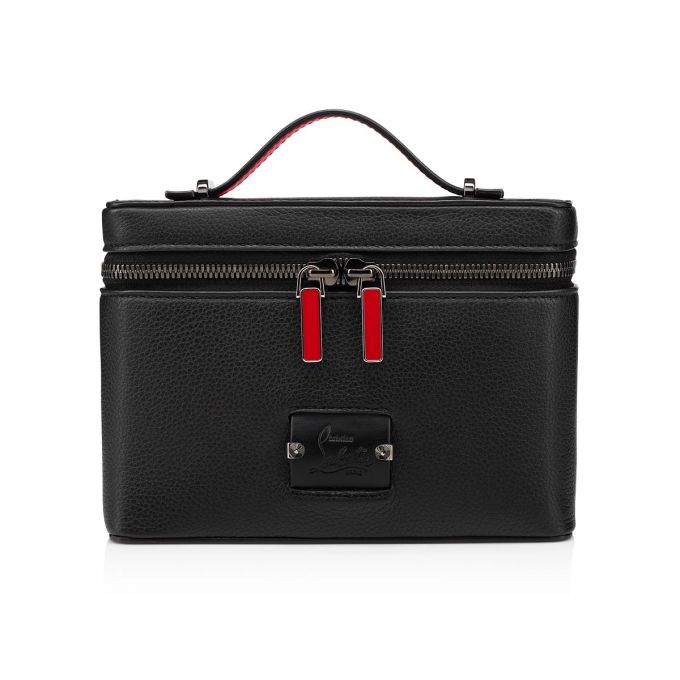 Bolsa De Mensajero Christian Louboutin Kypipouch Small Classic Cuero Messenger Bags Hombre Negros | MX-40151