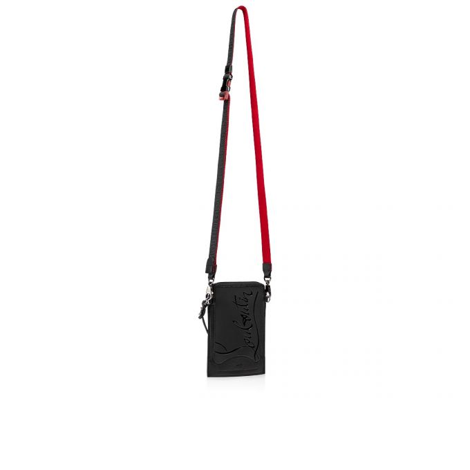 Bolsa De Mensajero Christian Louboutin Loubilab Gomme Messenger Bags Hombre Negros | MX-01260