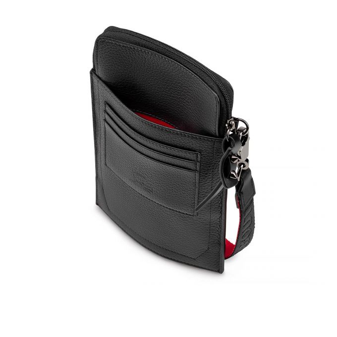 Bolsa De Mensajero Christian Louboutin Loubilab Gomme Messenger Bags Hombre Negros | MX-01260