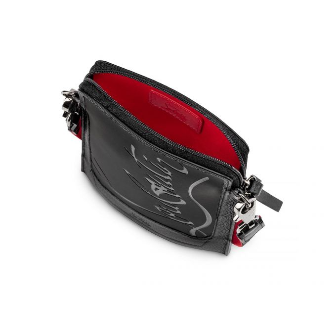 Bolsa De Mensajero Christian Louboutin Loubilab Gomme Messenger Bags Hombre Negros | MX-01260