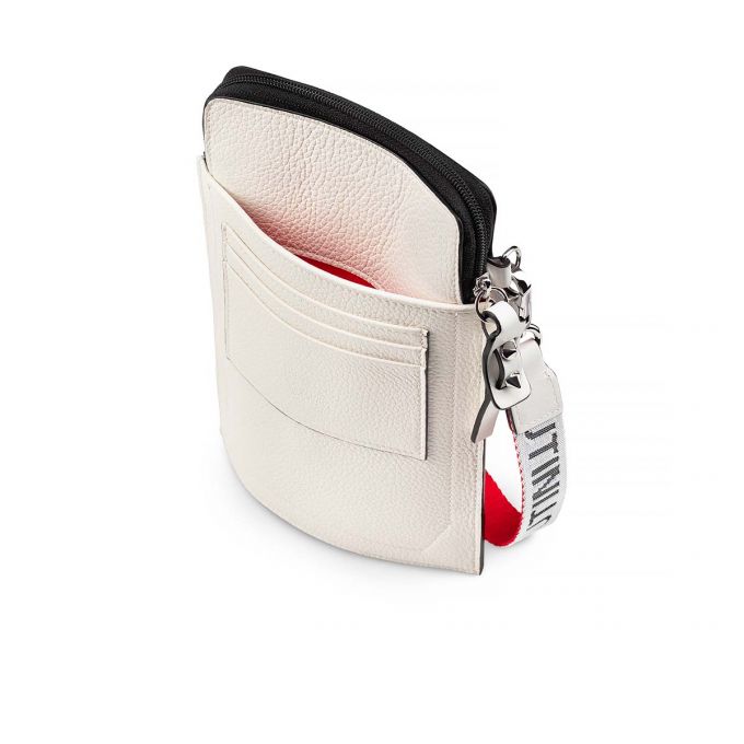 Bolsa De Mensajero Christian Louboutin Loubilab Classic Fabric Messenger Bags Hombre Rojos Blancos Negros | MX-45940