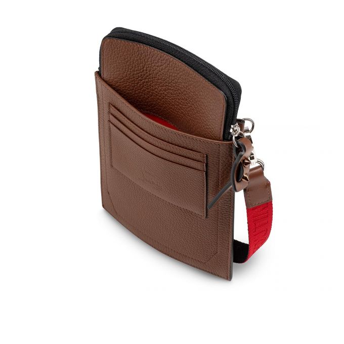 Bolsa De Mensajero Christian Louboutin Loubilab Classic Cuero Messenger Bags Hombre Marrom | MX-67120