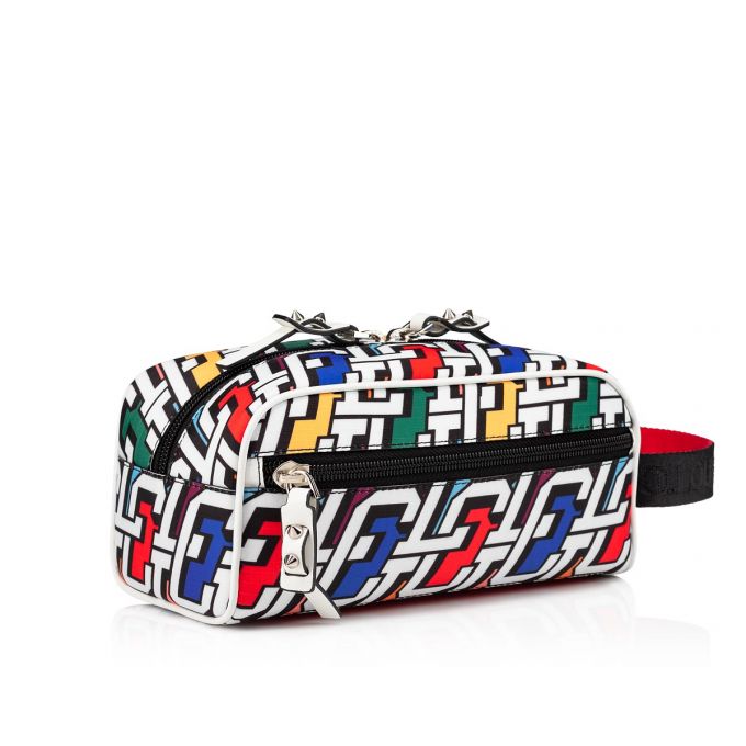 Bolso Pequeño Christian Louboutin Blaster Creative Fabric Pouches Hombre Multicolor | MX-10091