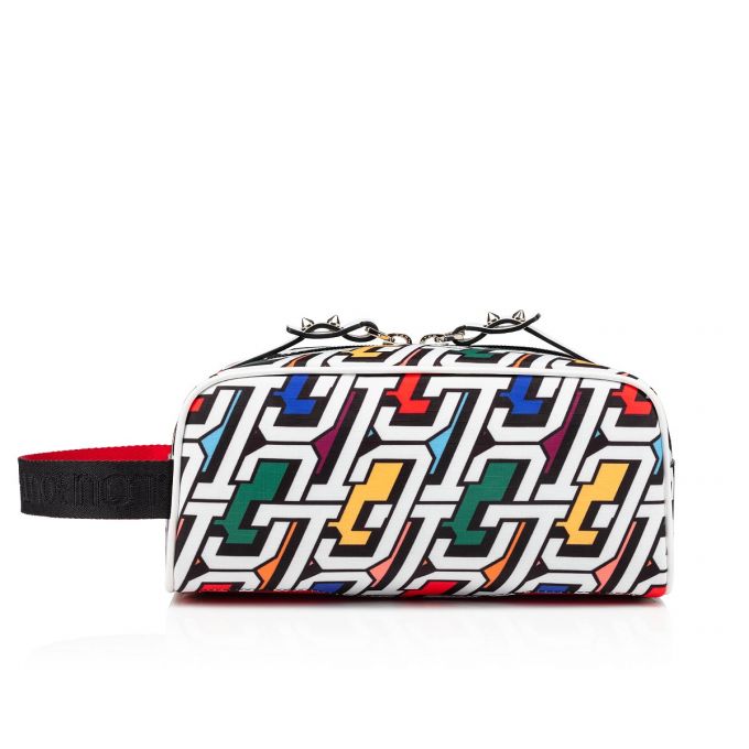 Bolso Pequeño Christian Louboutin Blaster Creative Fabric Pouches Hombre Multicolor | MX-10091