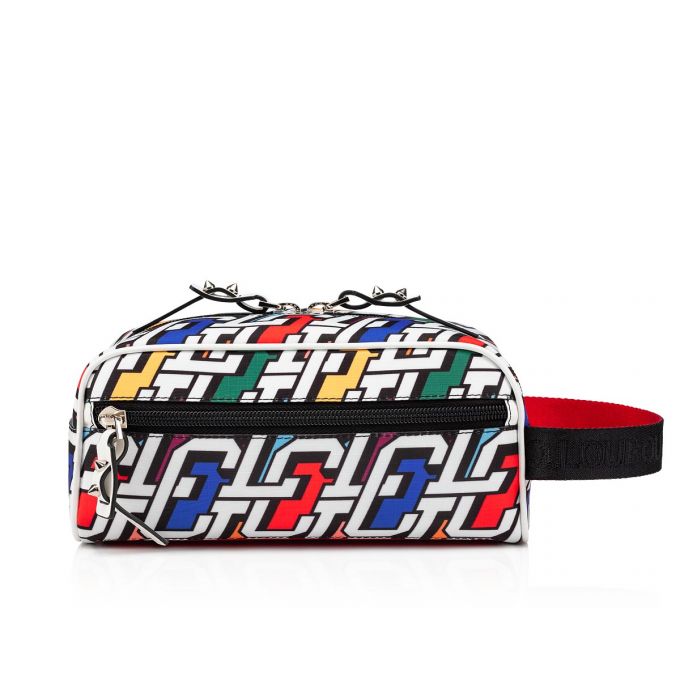 Bolso Pequeño Christian Louboutin Blaster Creative Fabric Pouches Hombre Multicolor | MX-10091