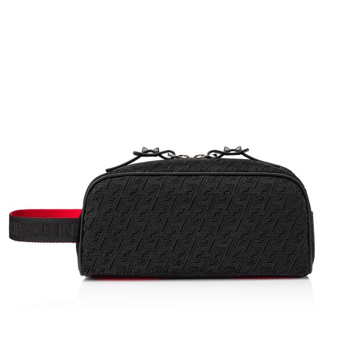 Bolso Pequeño Christian Louboutin Blaster Creative Fabric Pouches Hombre Negros | MX-12326