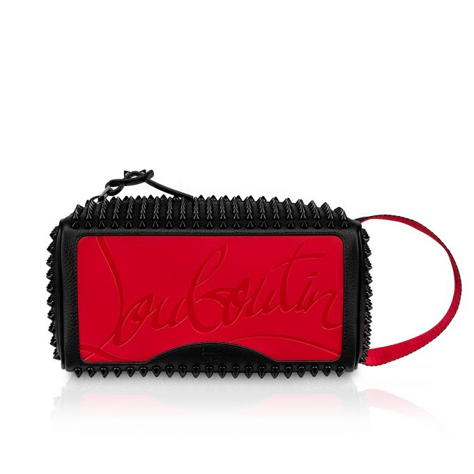 Bolso Pequeño Christian Louboutin Blaster Calf Empire/Spikes/Cl Classic Cuero Pouches Hombre Negros | MX-59815