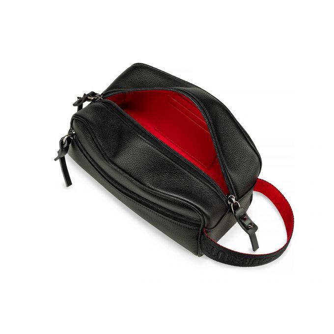 Bolso Pequeño Christian Louboutin Blaster Classic Cuero Pouches Hombre Negros | MX-66211