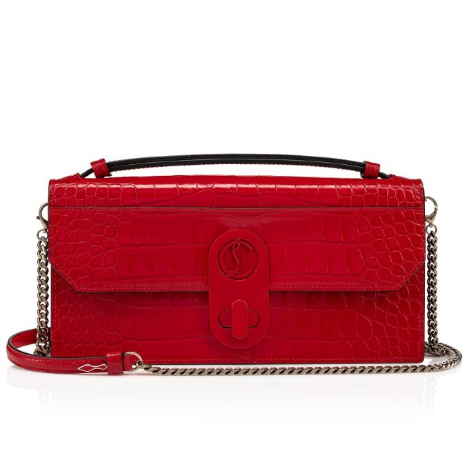 Bolso Pequeño Christian Louboutin Elisa Baguette Creative Cuero Pouches Mujer Rojos | MX-38859