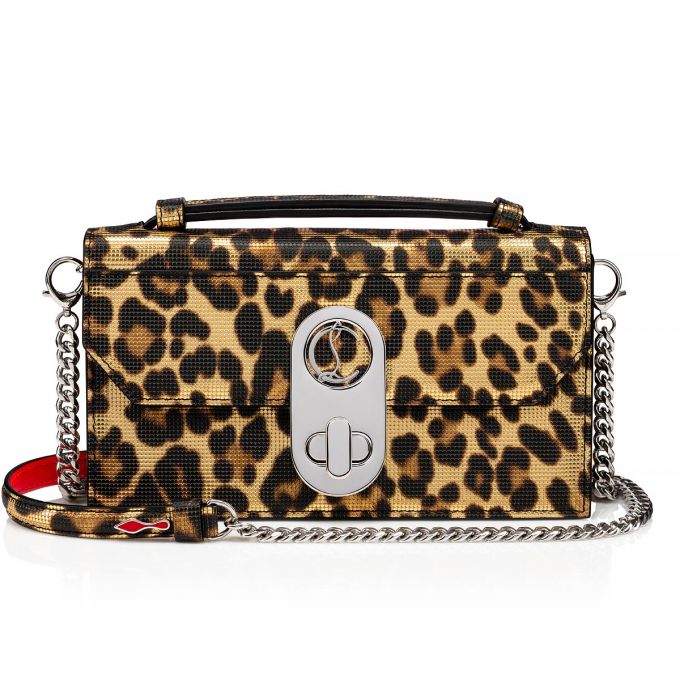 Bolso Pequeño Christian Louboutin Elisa Baguette S Creative Cuero Pouches Mujer Dorados Plateados | MX-45327