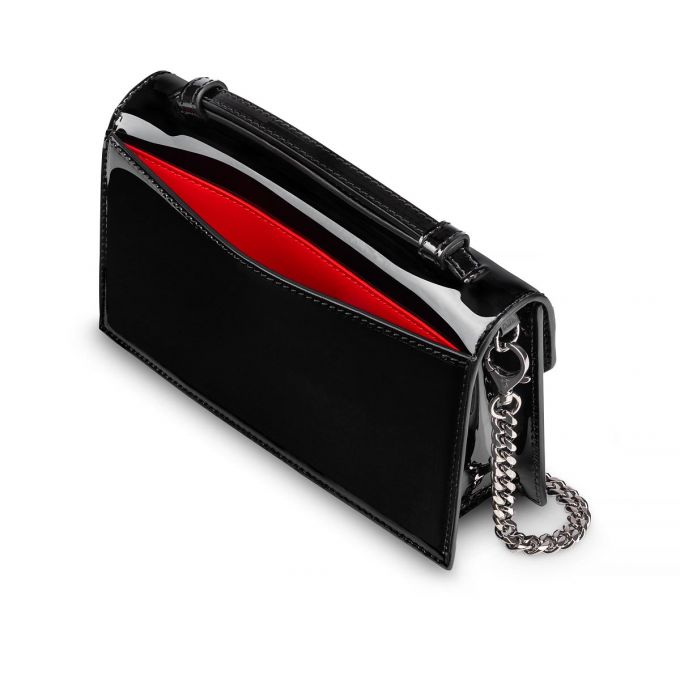 Bolso Pequeño Christian Louboutin Elisa Baguette S Classic Cuero Pouches Mujer Negros | MX-94300