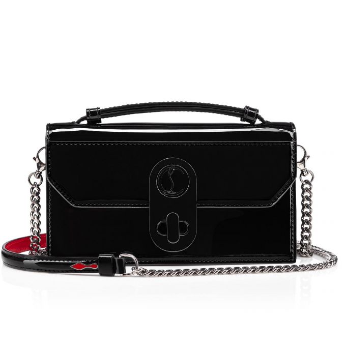 Bolso Pequeño Christian Louboutin Elisa Baguette S Classic Cuero Pouches Mujer Negros | MX-94300