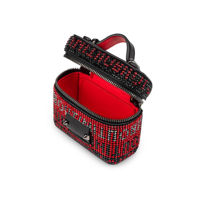 Bolso Pequeño Christian Louboutin Kypipouch Nano Creative Cuero Pouches Hombre Rojos Negros | MX-87981