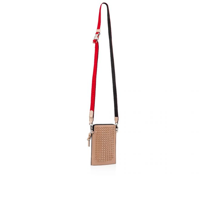 Bolso Pequeño Christian Louboutin Loubilab Classic Cuero Pouches Hombre Marrom | MX-24291