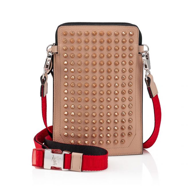 Bolso Pequeño Christian Louboutin Loubilab Classic Cuero Pouches Hombre Marrom | MX-29656