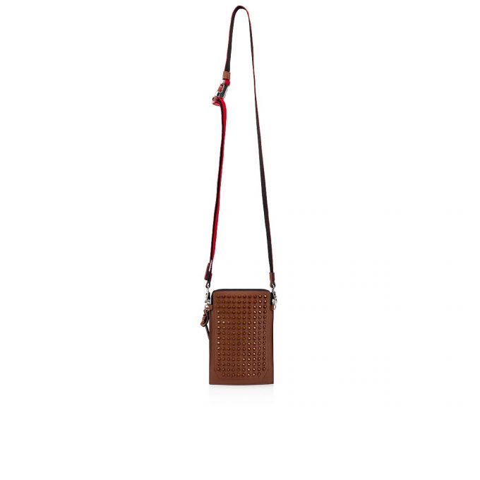 Bolso Pequeño Christian Louboutin Loubilab Classic Cuero Pouches Hombre Marrom | MX-30929