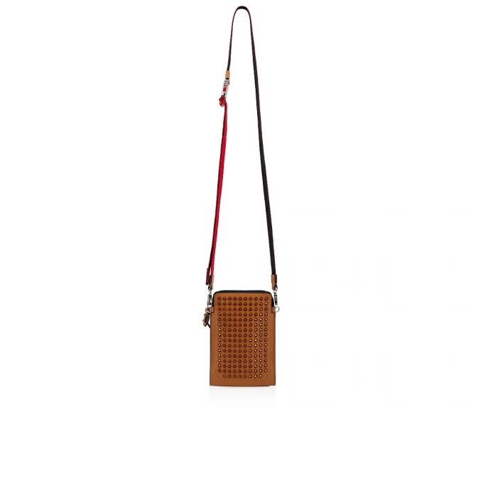 Bolso Pequeño Christian Louboutin Loubilab Classic Cuero Pouches Hombre Marrom | MX-62531