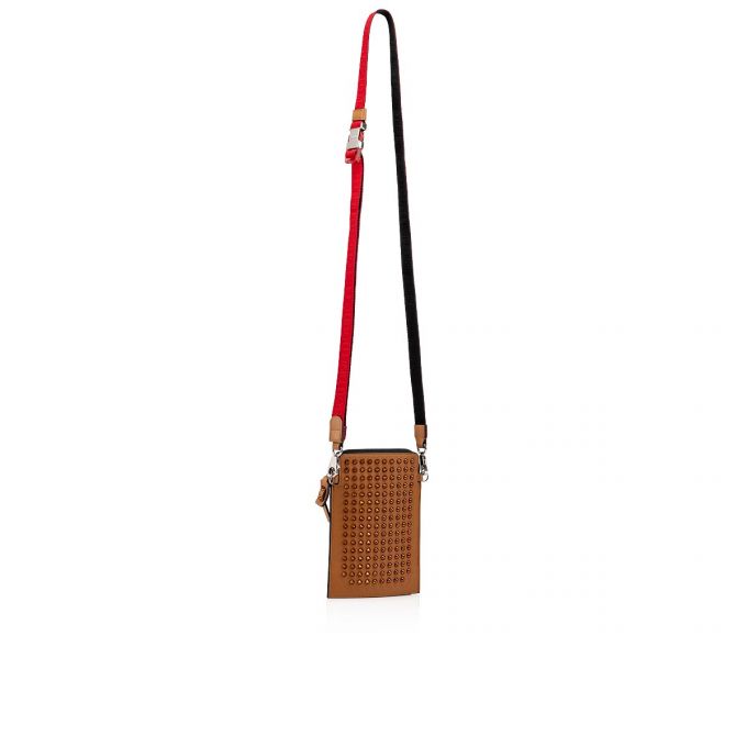 Bolso Pequeño Christian Louboutin Loubilab Classic Cuero Pouches Hombre Marrom | MX-62531