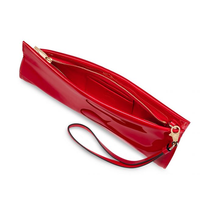 Bolso Pequeño Christian Louboutin Loubitwist Clutch Classic Cuero Pouches Mujer Rojos | MX-78351