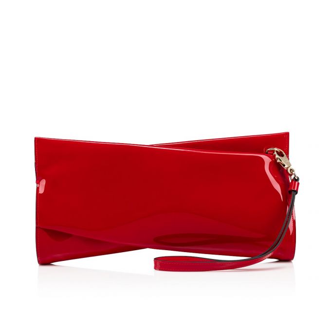 Bolso Pequeño Christian Louboutin Loubitwist Clutch Classic Cuero Pouches Mujer Rojos | MX-78351