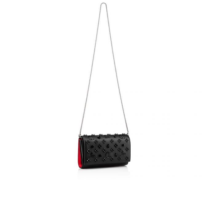 Bolso Pequeño Christian Louboutin Paloma Clutch Classic Cuero Pouches Mujer Negros | MX-56904