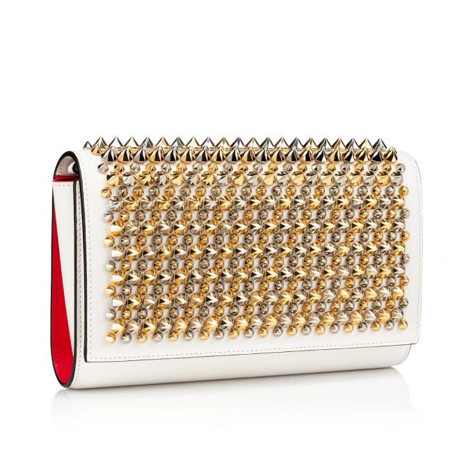 Bolso Pequeño Christian Louboutin Paloma Clutch Classic Cuero Pouches Mujer Multicolor | MX-57699