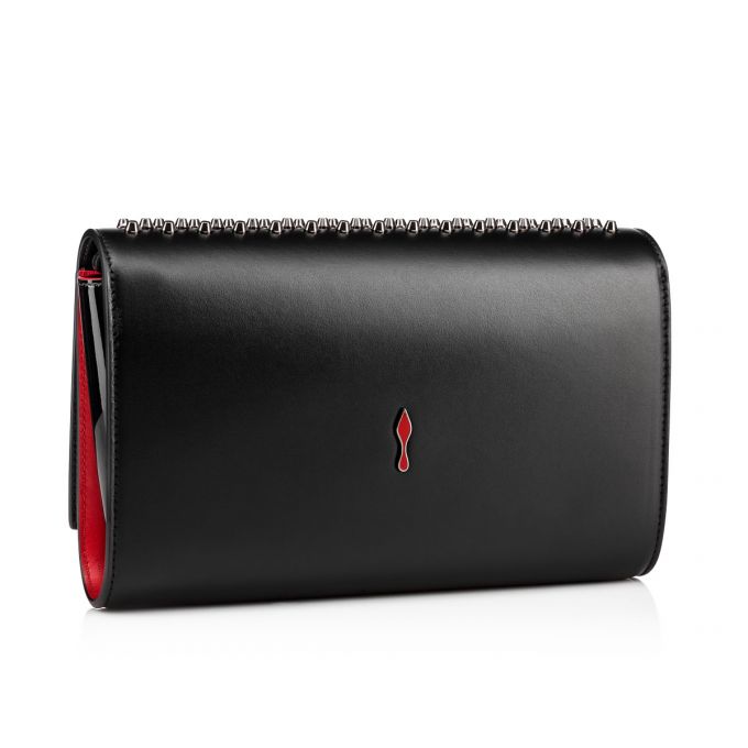 Bolso Pequeño Christian Louboutin Paloma Clutch Classic Cuero Pouches Mujer Negros | MX-66251