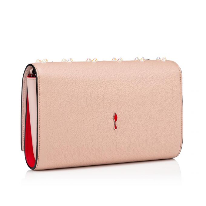 Bolso Pequeño Christian Louboutin Paloma Clutch Classic Cuero Pouches Mujer Rosas Dorados Blancos | MX-92981