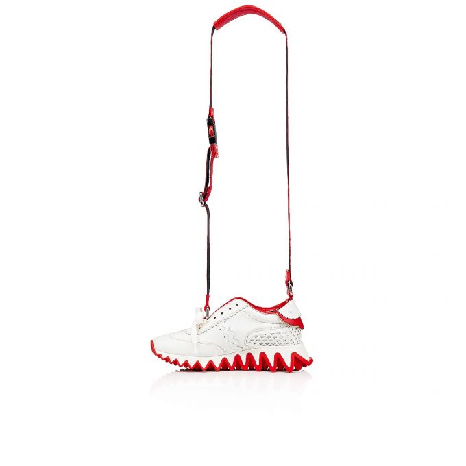 Bolso Pequeño Christian Louboutin Ringmylou Nappa Pouches Hombre Blancos Negros Rojos | MX-39329