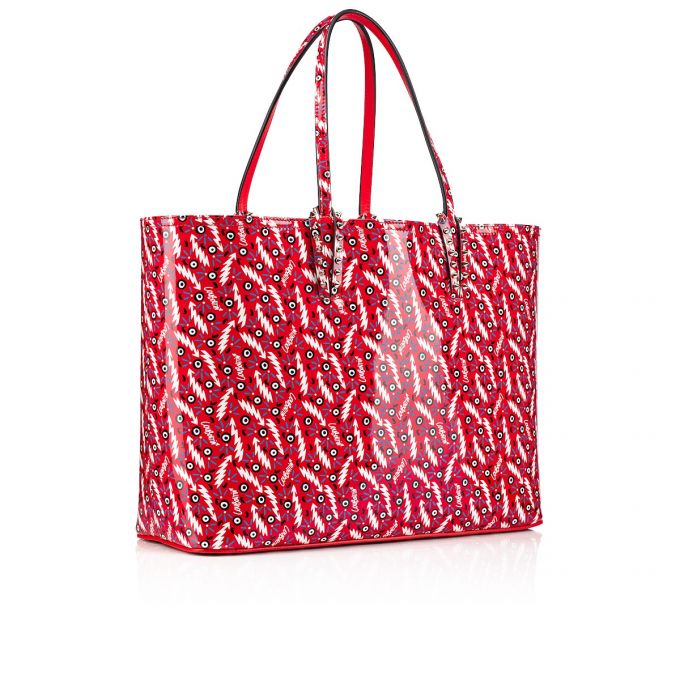 Bolso Tote Christian Louboutin Cabata Creative Cuero Tote Bags Mujer Rojos | MX-65705