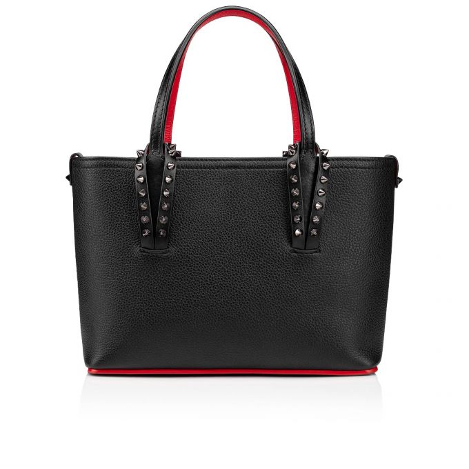 Bolso Tote Christian Louboutin Cabata E/W Classic Cuero Tote Bags Mujer Negros | MX-93873