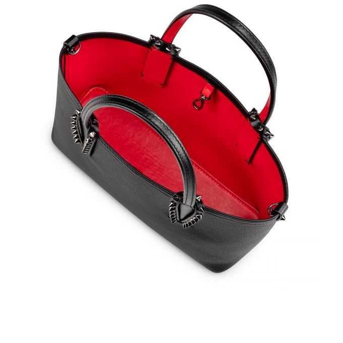 Bolso Tote Christian Louboutin Cabata E/W Classic Cuero Tote Bags Mujer Negros | MX-93873