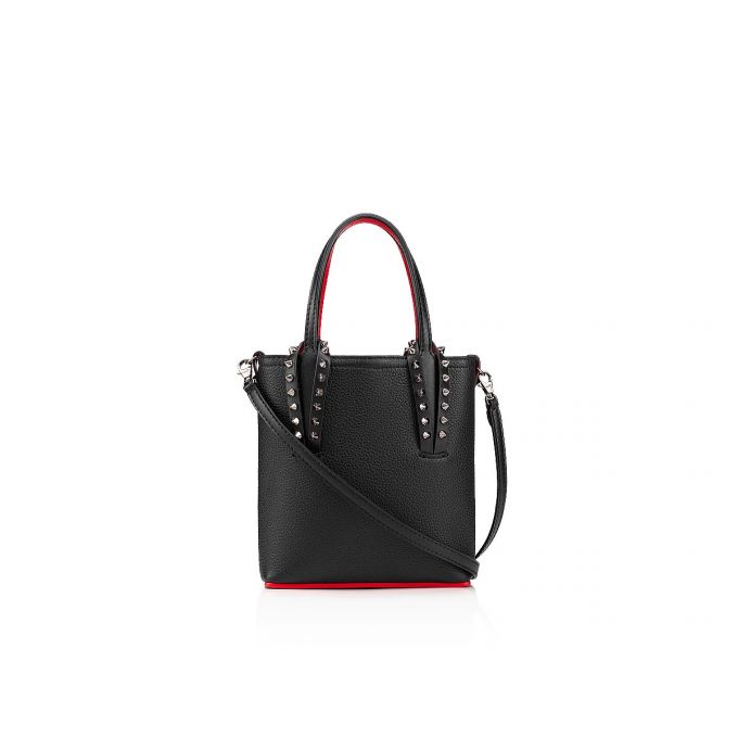 Bolso Tote Christian Louboutin Cabata N/S Mini Classic Cuero Tote Bags Mujer Negros | MX-15683