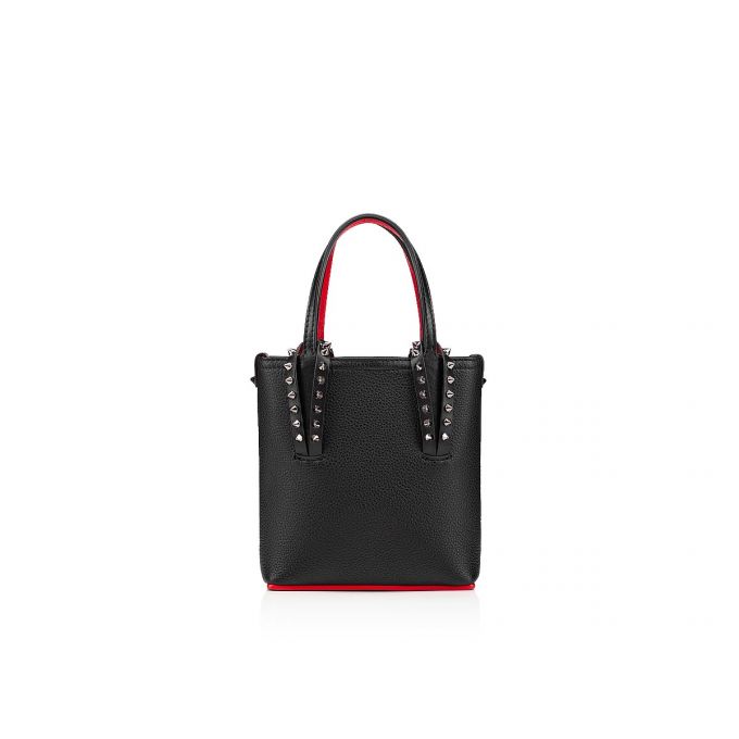 Bolso Tote Christian Louboutin Cabata N/S Mini Classic Cuero Tote Bags Mujer Negros | MX-15683