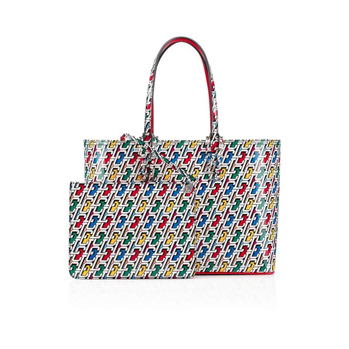 Bolso Tote Christian Louboutin Cabata Small Creative Cuero Tote Bags Mujer Multicolor | MX-19382