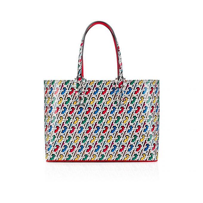 Bolso Tote Christian Louboutin Cabata Small Creative Cuero Tote Bags Mujer Multicolor | MX-19382