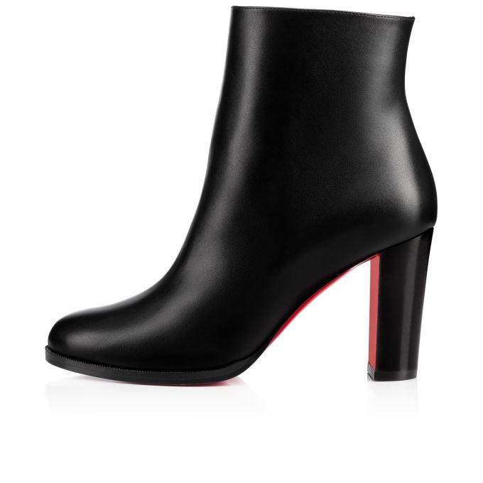 Botas Christian Louboutin Adox 085 85 Lucido Calf Boots Mujer Negros | MX-63449