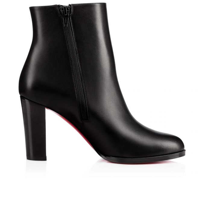 Botas Christian Louboutin Adox 085 85 Lucido Calf Boots Mujer Negros | MX-63449