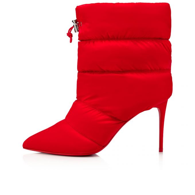 Botas Christian Louboutin Astro Pointue 85 Creative Fabric Boots Mujer Rojos | MX-88525